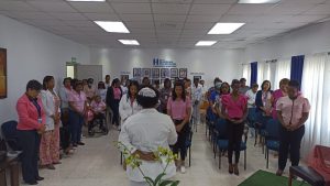Lee más sobre el artículo Las autoridades del Hospital Dr Rodolfo de la Cruz Lora (HRDLCL), conmemoraron el “Día Internacional de la Mujer ” entre canciones y motivaciones.