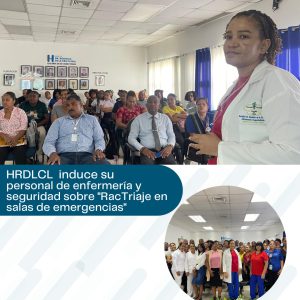 Lee más sobre el artículo Enfermeras y personal de seguridad del hospital Rodolfo participan en taller sobre “Rac-Triaje en salas de emergencias”