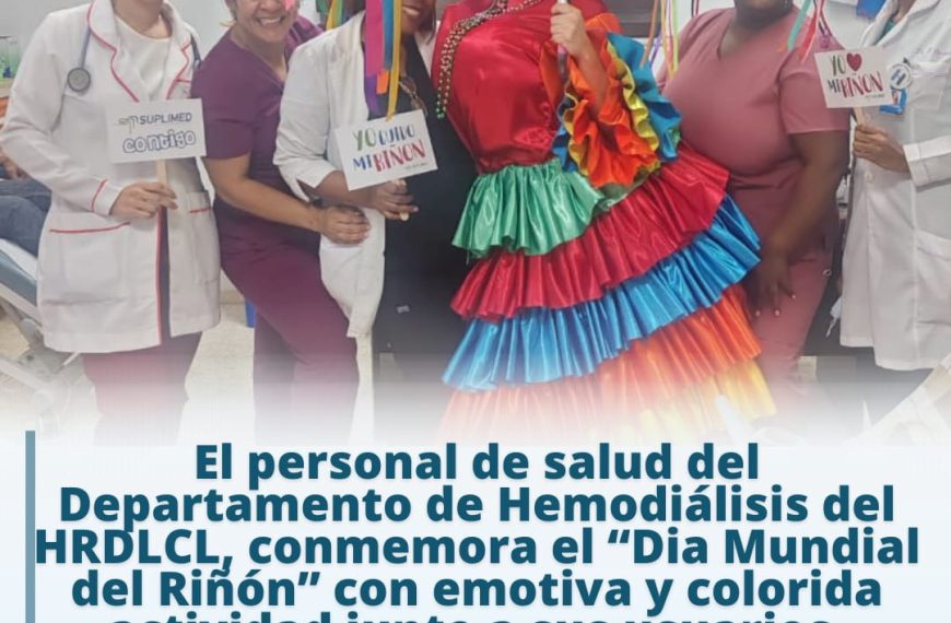 La Unidad de hemodiálisis del hospital Rodolfo conmemora el Día mundial del Riñón
