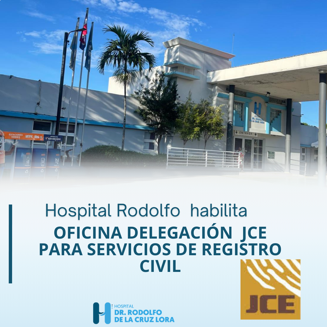Lee más sobre el artículo Hospital Rodolfo de la Cruz Lora habilita oficina de la Junta Central Electoral para servicios de registro civil