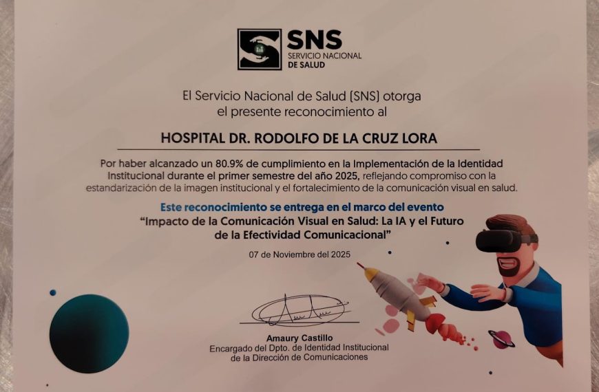 HRDLCL es reconocido por el Departamento de Identidad Institucional del SNS