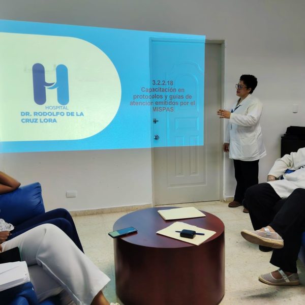 Subdirecci&oacute;n M&eacute;dica del Hospital Rodolfo socializa gu&iacute;a de atenci&oacute;n del MISPAS con encargados de &aacute;reas