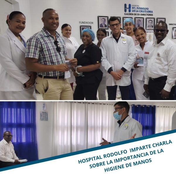 Hospital Rodolfo imparte charla sobre importancia de higuiene de manos