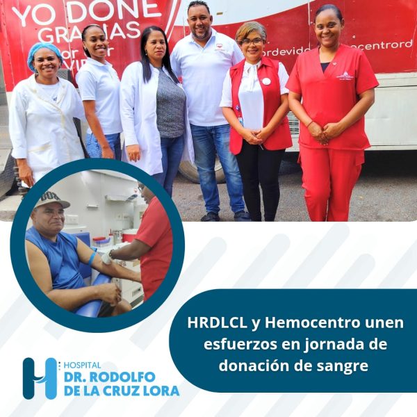 Hospital y Hemocentro Nacional unen esfuerzos en jornada de donaci&oacute;n de sangre